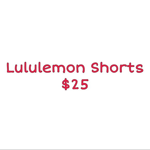 ISO lululemon shorts - Picture 1 of 1